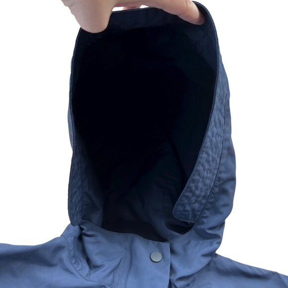 Everlane The City Anorak Navy Blue Hooded Jacket Size Medium - Picture 8 of 13